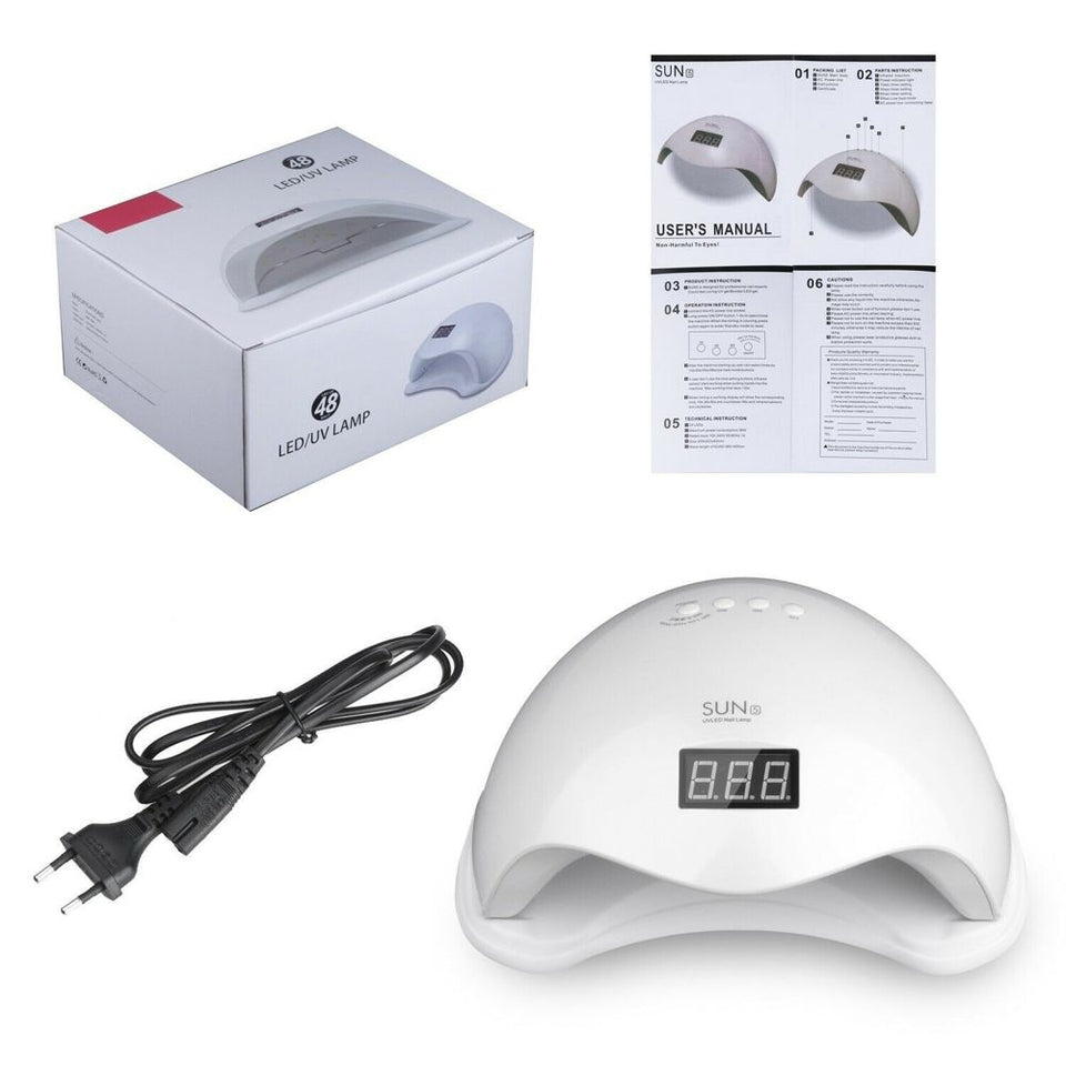 Lampara Led-uv De Uñas  Profesional Secado Rápido