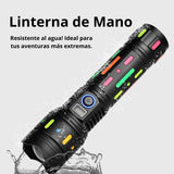 Linterna Led De Alta Potencia Recargable Por Usb Zoom 3000m