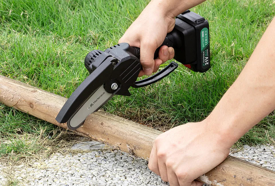 Mini Motosierra Eléctrica Recargable Batería Inalámbrica