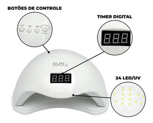 Lampara Led-uv De Uñas  Profesional Secado Rápido