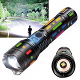 Linterna Led De Alta Potencia Recargable Por Usb Zoom 3000m
