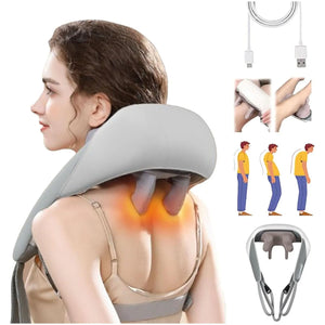 Masajeador De Cuello Y Hombros Con Calor Alivia Dolor